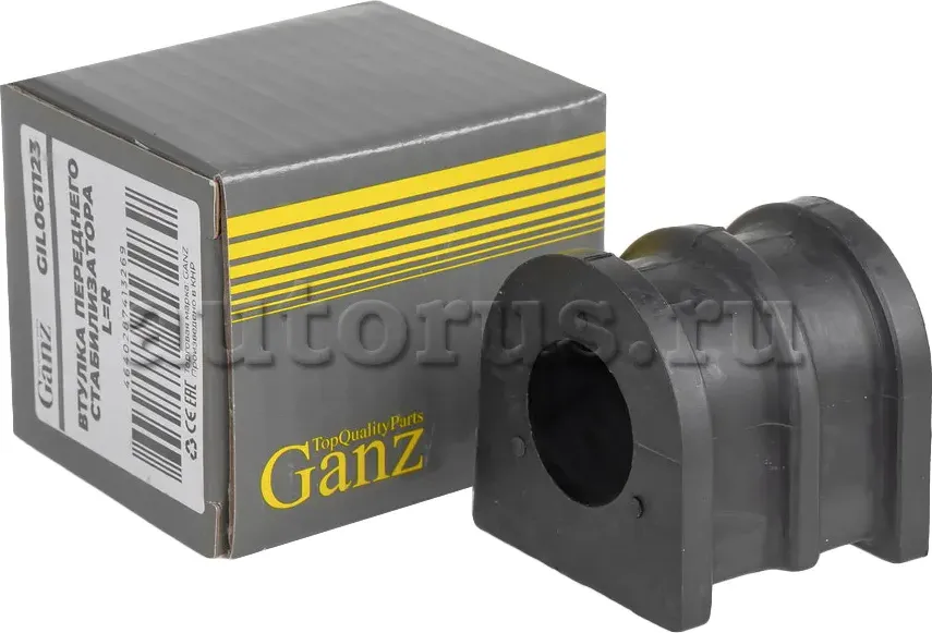 Втулка переднего стабилизатора L=R NISSAN Micra (K12)/Note /d=21mm GANZ GIL06112 Ganz. Артикул GIL061123