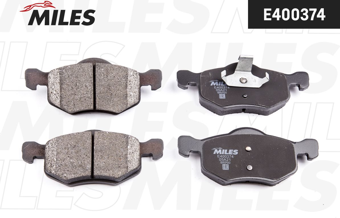 Тормозные колодки Miles (Low-Metallic). Артикул E400374