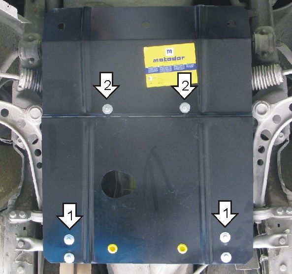 Защита Мотодор для картера, КПП BMW 3-серия E36 1990-2001. Артикул 00205
