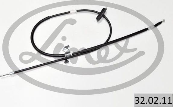 Трос ручника (тросик ручного тормоза) Linex. Артикул 32.02.11