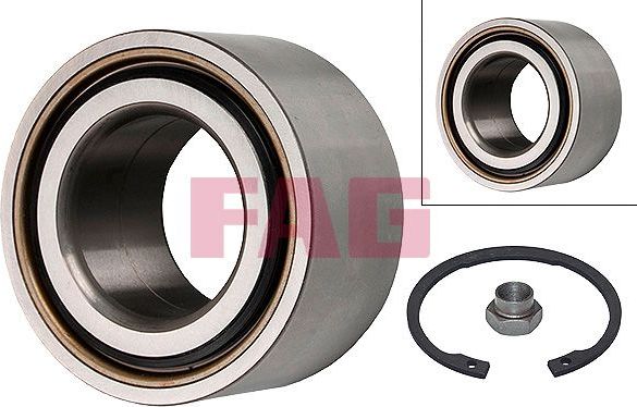 Ступичный подшипник (комплект) Fag передний для Ford Fiesta II 1994-1995. Артикул 713 6780 40