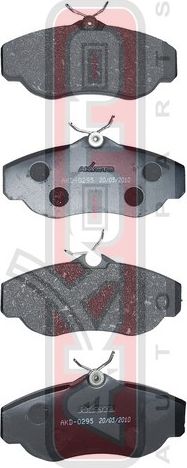 Тормозные колодки Akyoto Packing AKYOTO передние для Land Rover Discovery II 1998-2004. Артикул AKD-0295