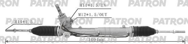 Рулевая рейка Patron. Артикул PSG3080