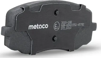 Колодки тормозные HYUNDAI i10 08-/KIA PICANTO 04- перед. (Metaco) Metaco. Артикул 3000188