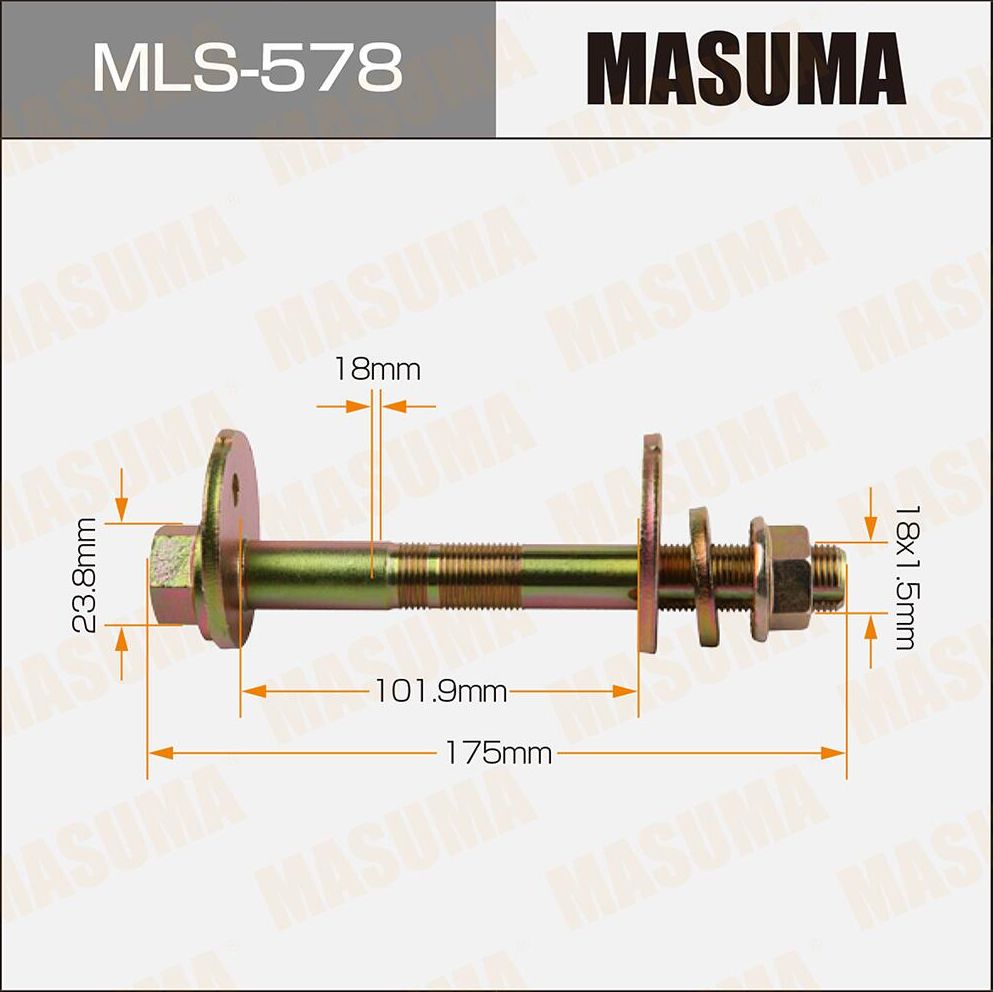 Болт развальный Masuma. Артикул MLS-578