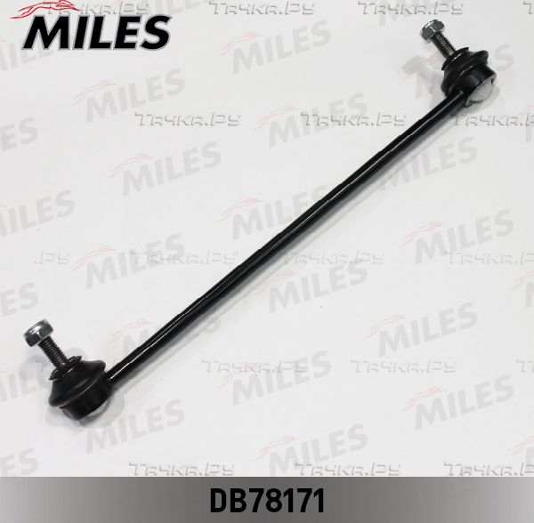 Стойка (тяга) стабилизатора Miles (сталь) передняя правая для Peugeot 207 I 2006-2015. Артикул DB78171
