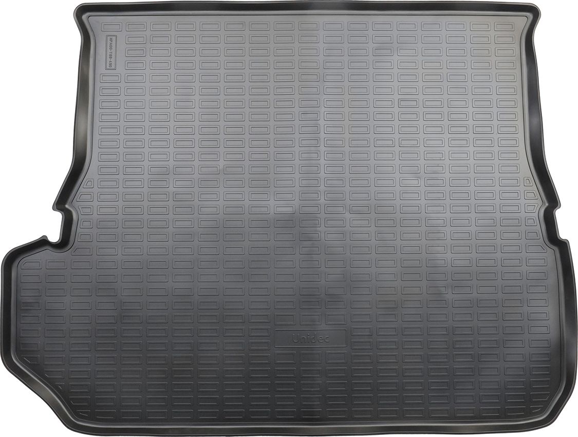 Коврик Норпласт для багажника Toyota Land Cruiser Prado 250 (7 мест, cложенный 3-й ряд) 2023-2026 Чёрный. Артикул NPA00-T88-490