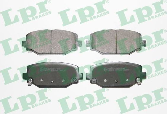 Тормозные колодки LPR задние для Fiat Freemont 2012-2016. Артикул 05P1747