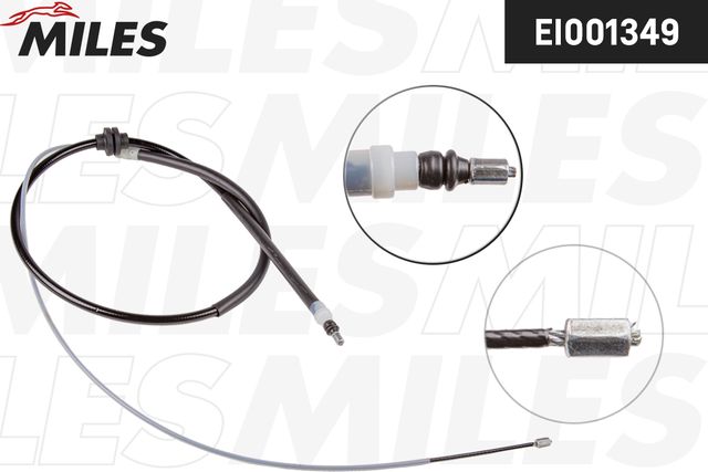 Трос ручника (тросик ручного тормоза) Miles задний правый/левый для Renault Scenic III 2008-2016. Артикул EI001349
