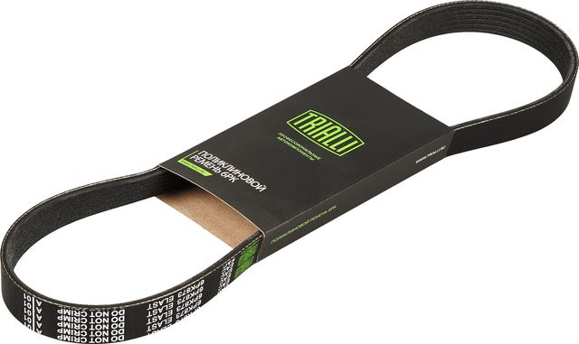 Приводной ремень поликлиновой Trialli (EPDM (Этилен-пропиленовый каучук)) для Peugeot Boxer III 2006-2026. Артикул 6PK873E