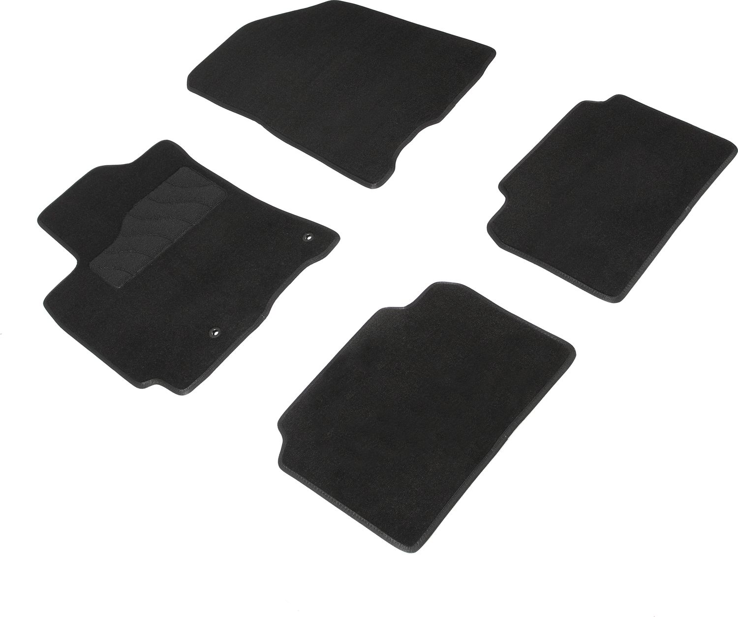 Коврики текстильные Seintex на нескользящей основе для салона Kia Cerato IV 2018-2026. Артикул 89859