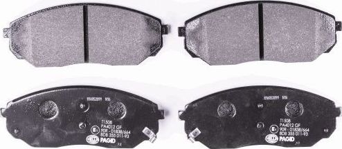 Тормозные колодки Hella. Артикул 8DB 355 011-931