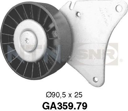 Направляющий (ведущий) ролик приводного поликлинового ремня NTN / SNR. Артикул GA359.79