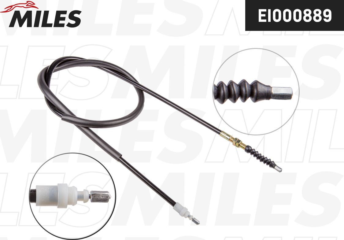 Трос ручника (тросик ручного тормоза) Miles. Артикул EI000889
