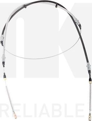 Трос ручника (тросик ручного тормоза) NK. Артикул 903663