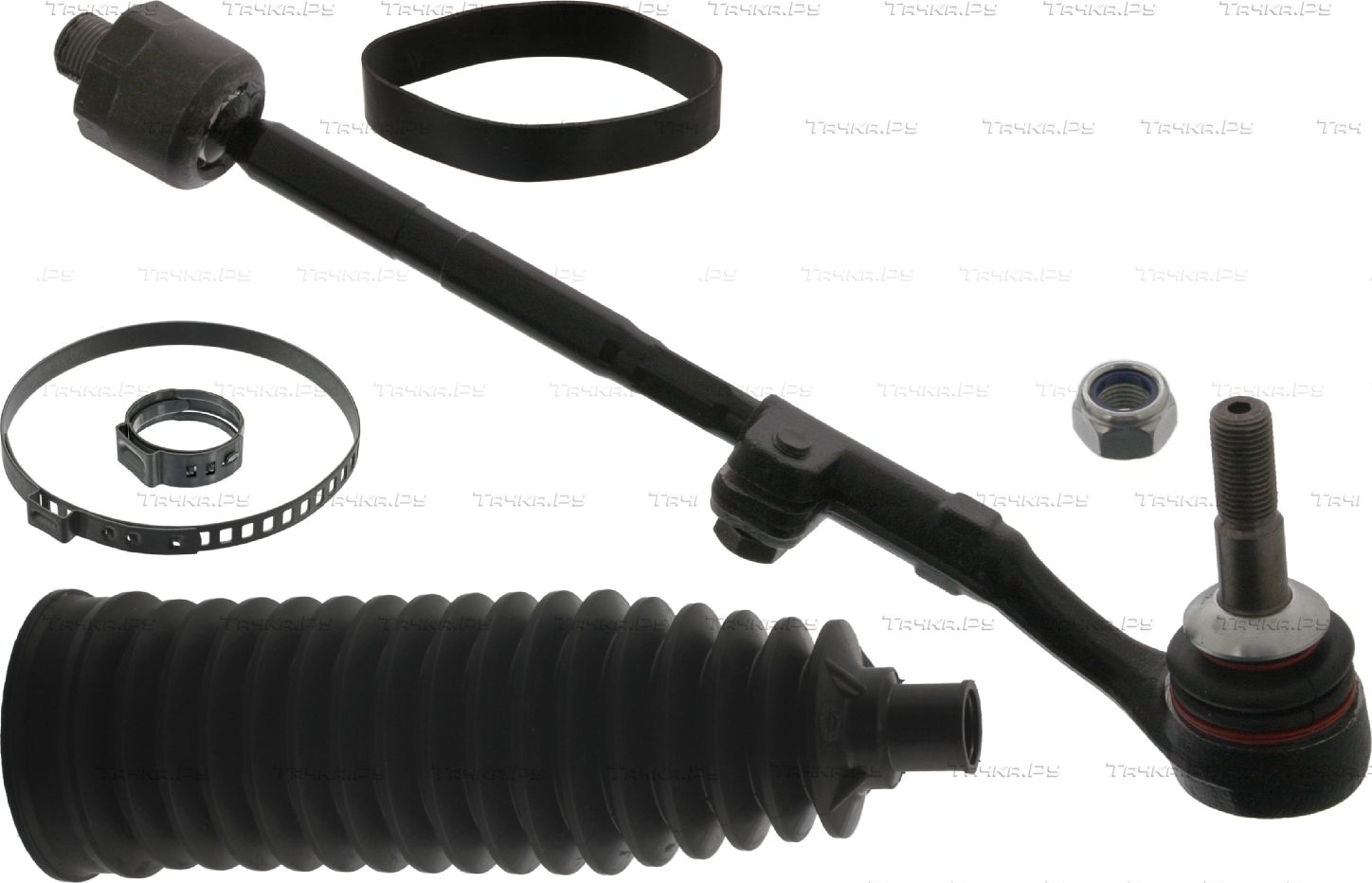 Рулевая тяга поперечная Febi Bilstein ProKit правая для BMW 1 I (E81/E82/E87/E88) 2004-2011. Артикул 43508