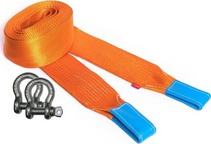 Стропа динамическая (рывковая) Tplus 14 т 9 м серия Стандарт с шаклами. Артикул T001208