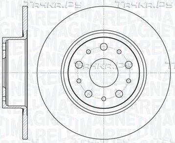 Тормозной диск Magneti Marelli. Артикул 361302040155