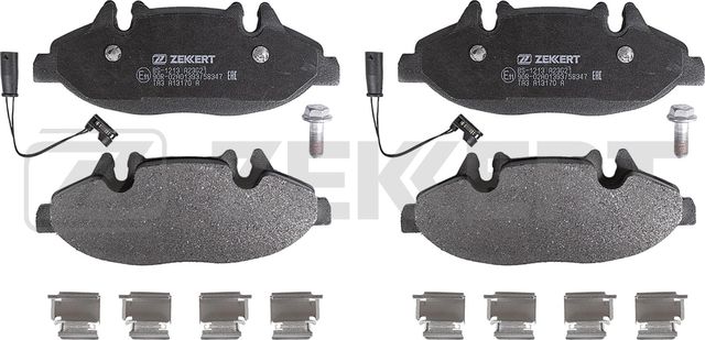 Тормозные колодки Zekkert передние для Mercedes-Benz Viano I (W639) 2003-2014. Артикул BS-1213