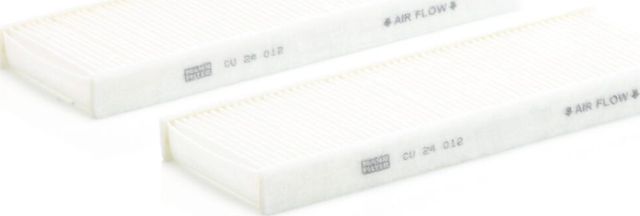 Салонный фильтр Mann-Filter для Citroen C-Elysee I 2012-2026. Артикул CU 24 012-2