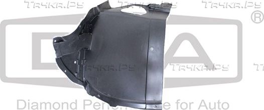 Подкрылок DPA передний левый для Volkswagen Passat B8 2014-2026. Артикул 88051772602