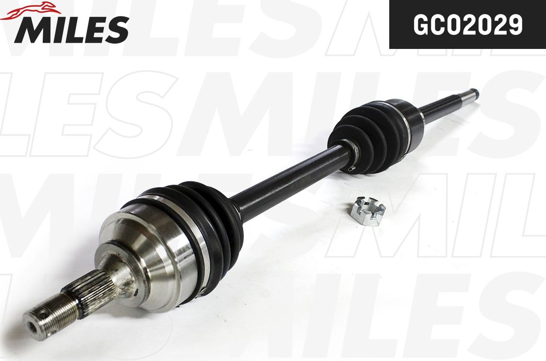 Полуось (привод в сборе, приводной вал) Miles. Артикул GC02029
