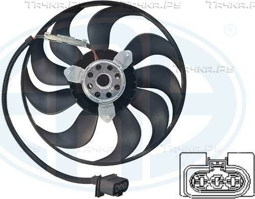 Вентилятор радиатора двигателя Era для SEAT Toledo II 1998-2006. Артикул 352110