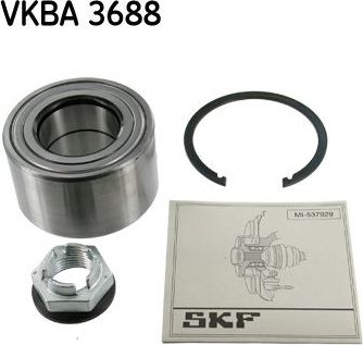 Ступичный подшипник (комплект) SKF задний для Jaguar XJ III (X350/X358) 2003-2009. Артикул VKBA 3688