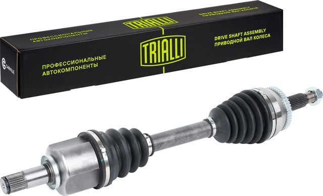 Полуось (привод в сборе, приводной вал) Trialli передняя левая для Geely Atlas I 2018-2026. Артикул AR 1204