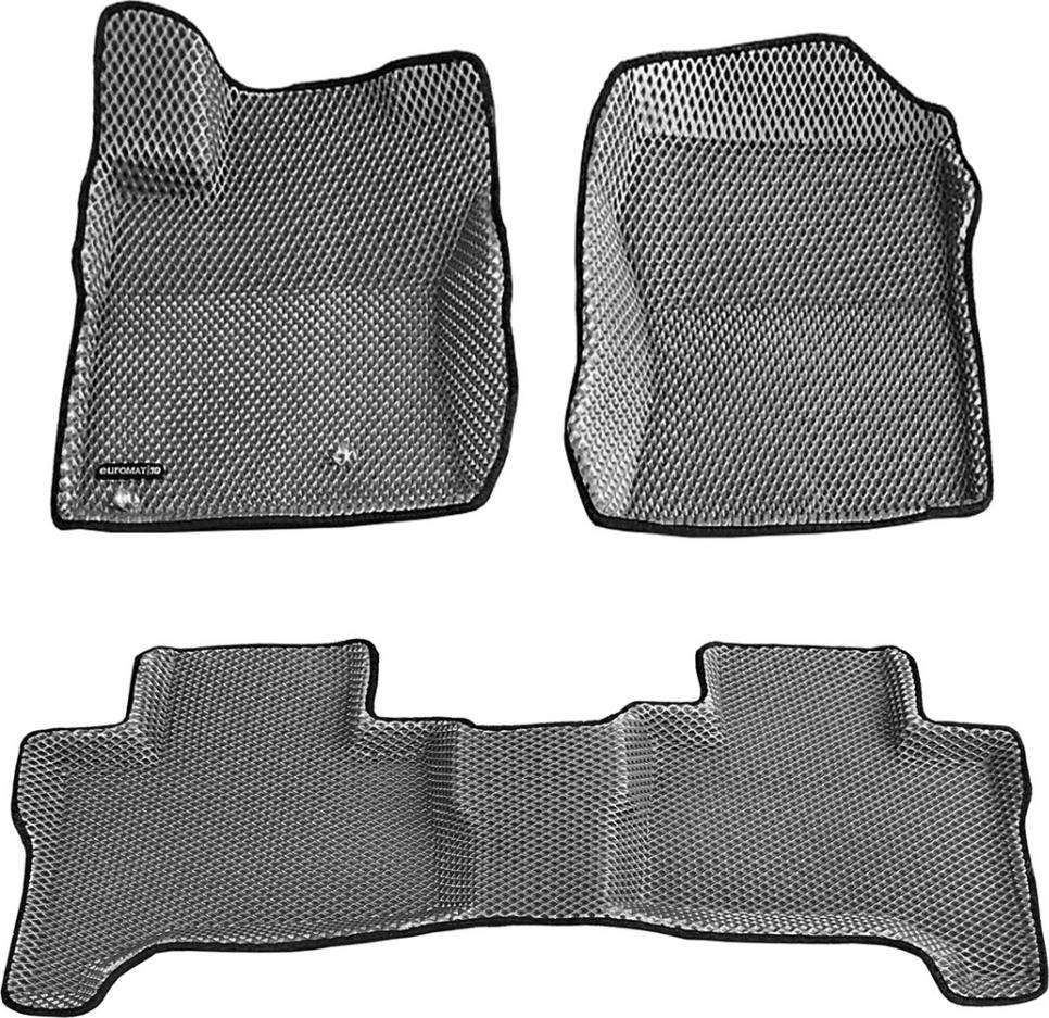 Коврики Euromat 3D EVA для салона Lexus GX 470 1998-2008 СЕРЫЕ. Артикул EM3DEVA-005121G