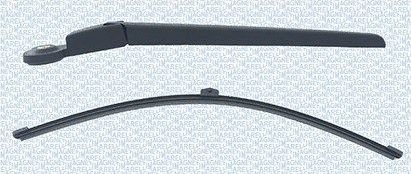 Поводок (рычаг) и щетка стеклоочистителя (дворника) Magneti Marelli. Артикул 000723180420