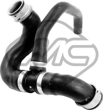 Патрубок радиатора (системы охлаждения) Metalcaucho. Артикул 98466