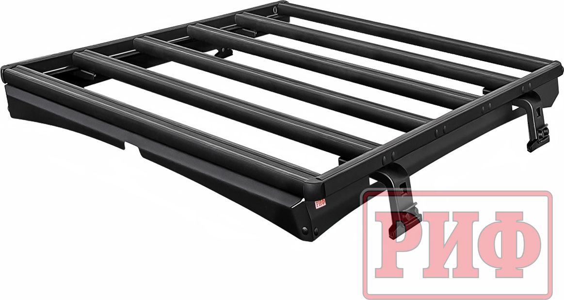 Багажник алюминиевый (платформа с крепежом) 1250x1510 мм РИФ для ВАЗ Нива 4х4 2121 1977-2026. Артикул RIFNVA-roof6