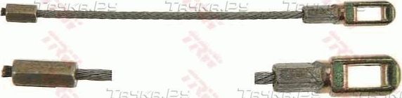 Трос ручника (тросик ручного тормоза) TRW. Артикул GCH2107