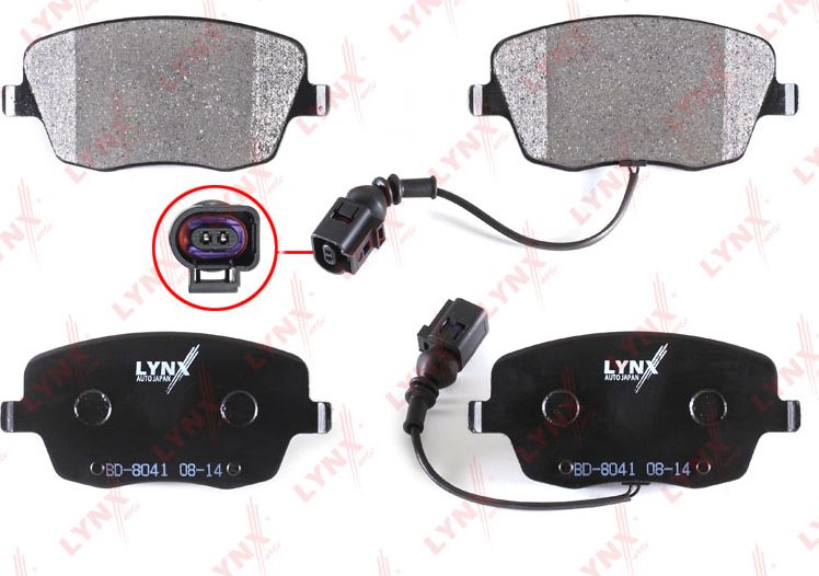 Тормозные колодки LYNXauto. Артикул BD-8041