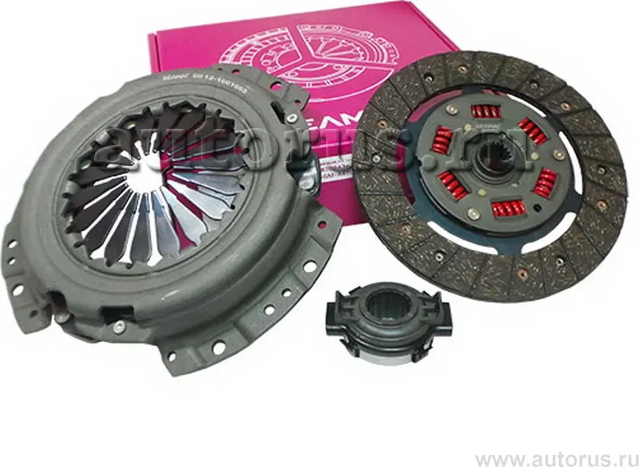 Сцепление ВАЗ 2112 БелМаг в сборе (диск нажимной, ведомый, выжимной подшипник) (Belmag). Артикул BM0204