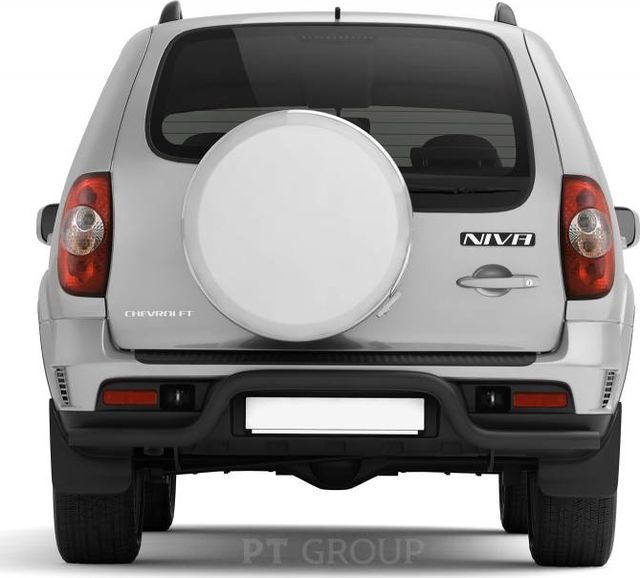 Защита PT Group заднего бампера d=63 мм Волна ИСКРА (ППК) для Chevrolet Niva I рестайлинг 2009-2020. Артикул LNV330101
