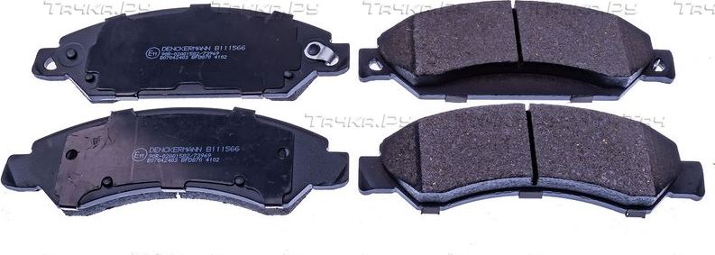 Тормозные колодки Denckermann передние для Chevrolet Silverado II (GMT900) 2006-2013. Артикул B111566