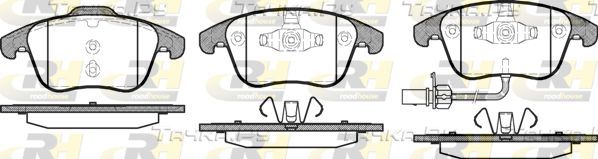 Тормозные колодки RoadHouse передние для Audi S4 IV (B8) 2008-2015. Артикул 21219.11