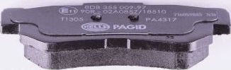 Тормозные колодки Hella Pagid. Артикул 8DB 355 009-971