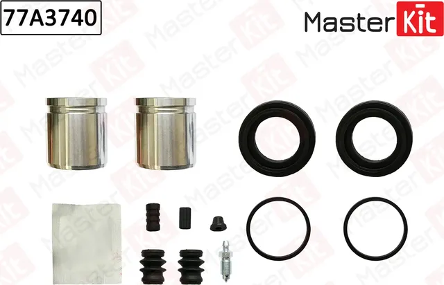 77A3740 Ремкомплект тормозного суппорта + поршень Nissan NP300 NAVARA (D40) 2004 -  PATHFINDER III ( (Master KIT). Артикул 77a3740