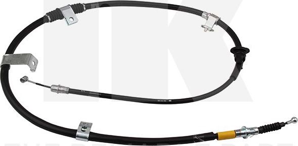Трос ручника (тросик ручного тормоза) NK. Артикул 9019108