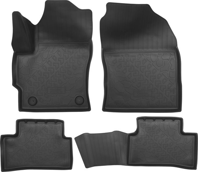 Коврики 3D Норпласт для салона Toyota Corolla Cross 2020-2026 Чёрный. Артикул NPA11-C88-170