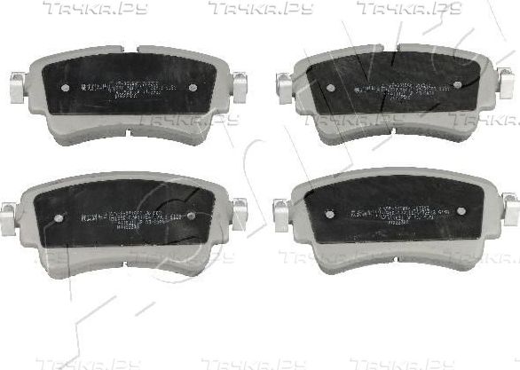 Тормозные колодки ASHIKA задние для Audi S4 V (B9) 2016-2026. Артикул 51-00-0910