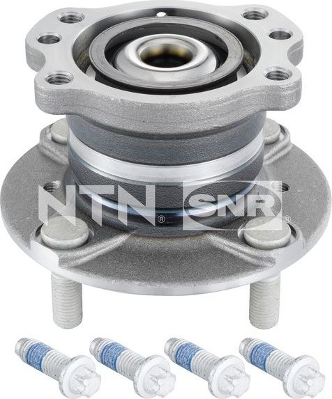 Ступица колеса с интегрированным подшипником NTN / SNR задняя для Ford B-MAX 2012-2017. Артикул R152.82