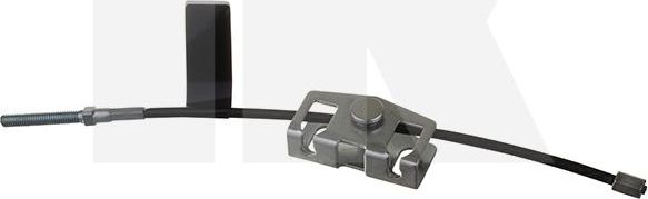 Трос ручника (тросик ручного тормоза) NK. Артикул 9022131