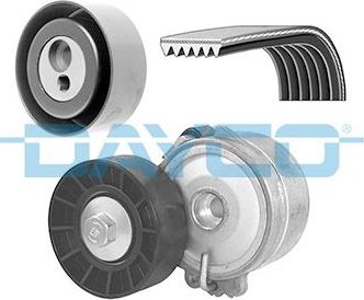 Приводной ремень поликлиновой с роликами (комплект) Dayco для Fiat Ulysse I 1999-2002. Артикул KPV023