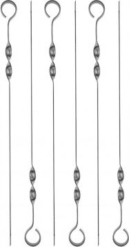 Набор плоских шампуров Helios Лайт, 6 шт, в блистере, 45х1 см. Артикул HS-NH UI450C-6