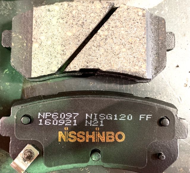 Тормозные колодки Nisshinbo. Артикул NP6097