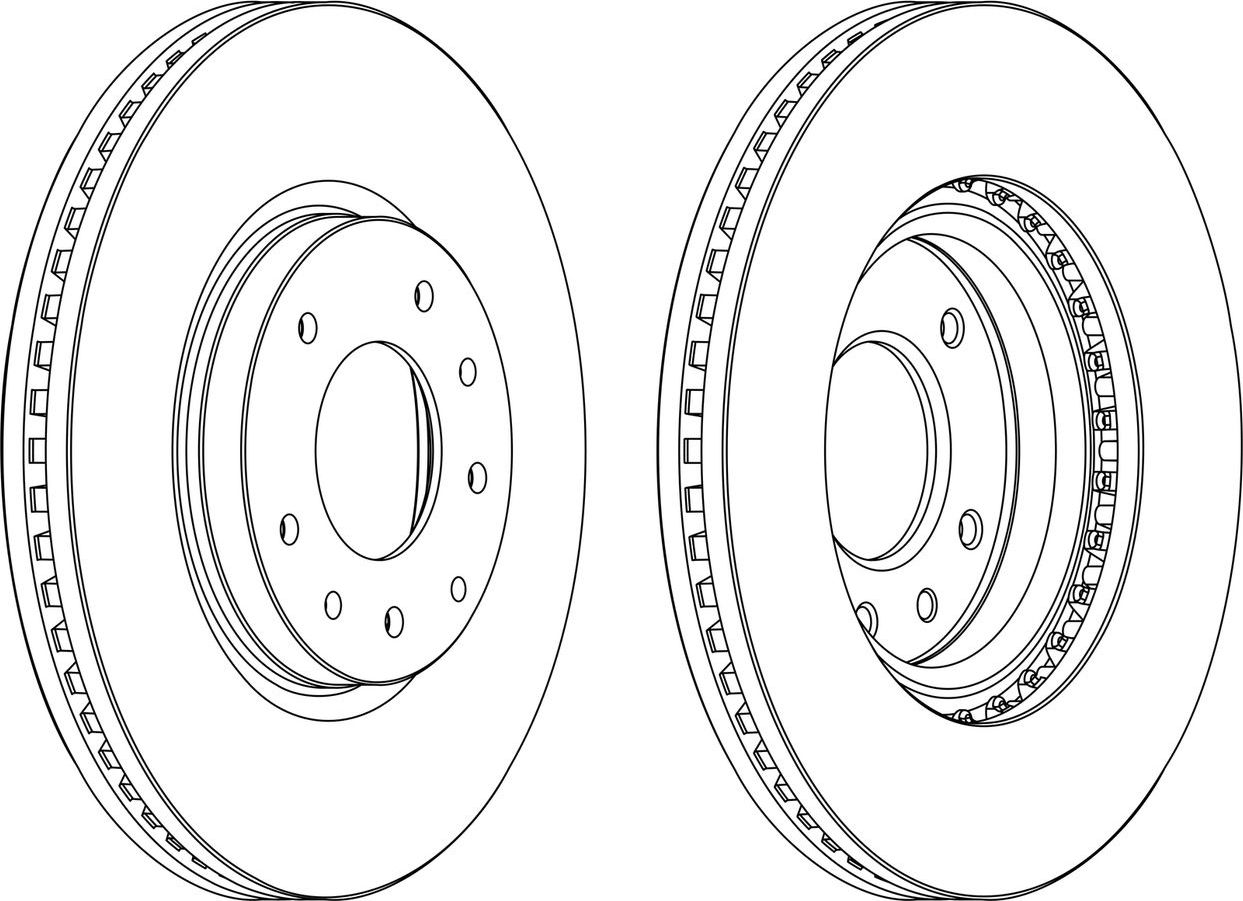 Тормозной диск Ferodo Premier. Артикул DDF1768C